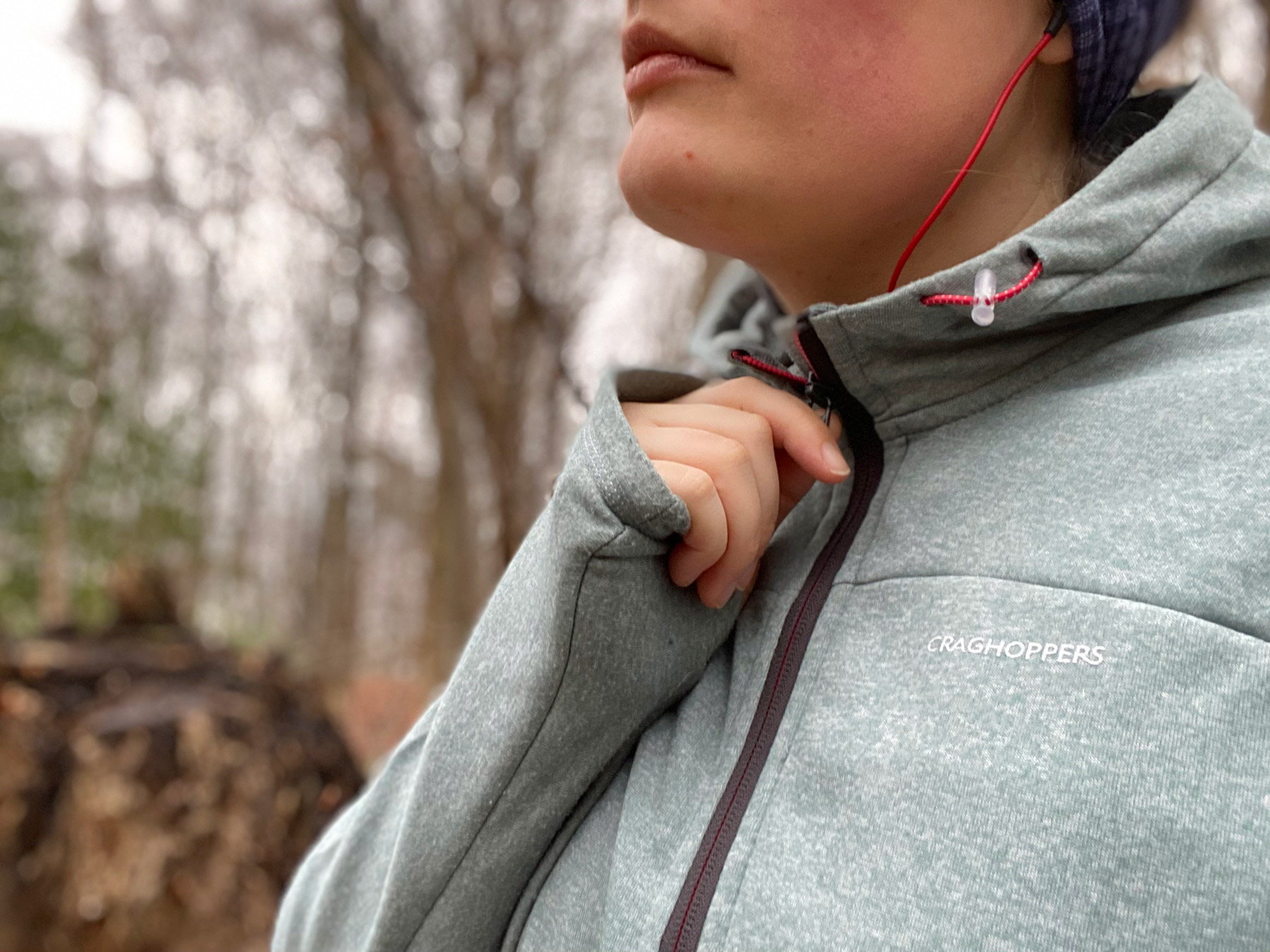 Die Dynamic Hooded Fleece von Craghoppers reflektiert die körpereigene Infrarotstrahlung