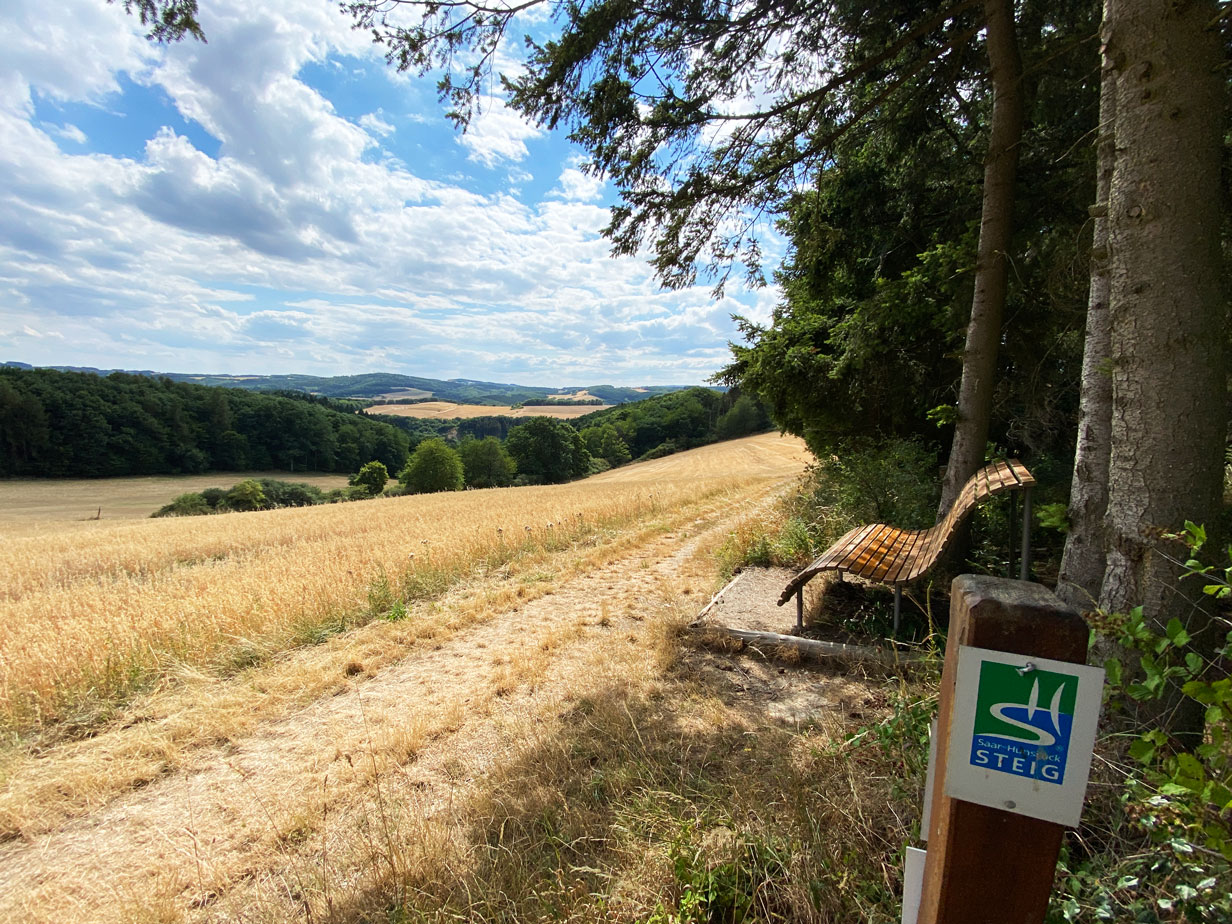 Ein toller Ort, um den Blick in die Ferne schweifen zu lassen, Etappe 14