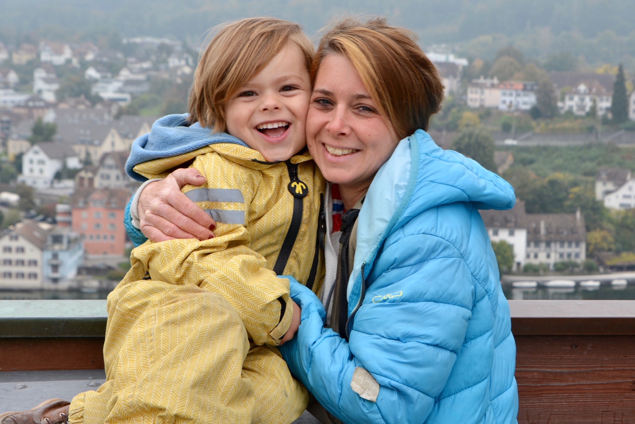 Jakob und Daniela Krüger in Schaffhausen in der Schweiz © Richard Nestler