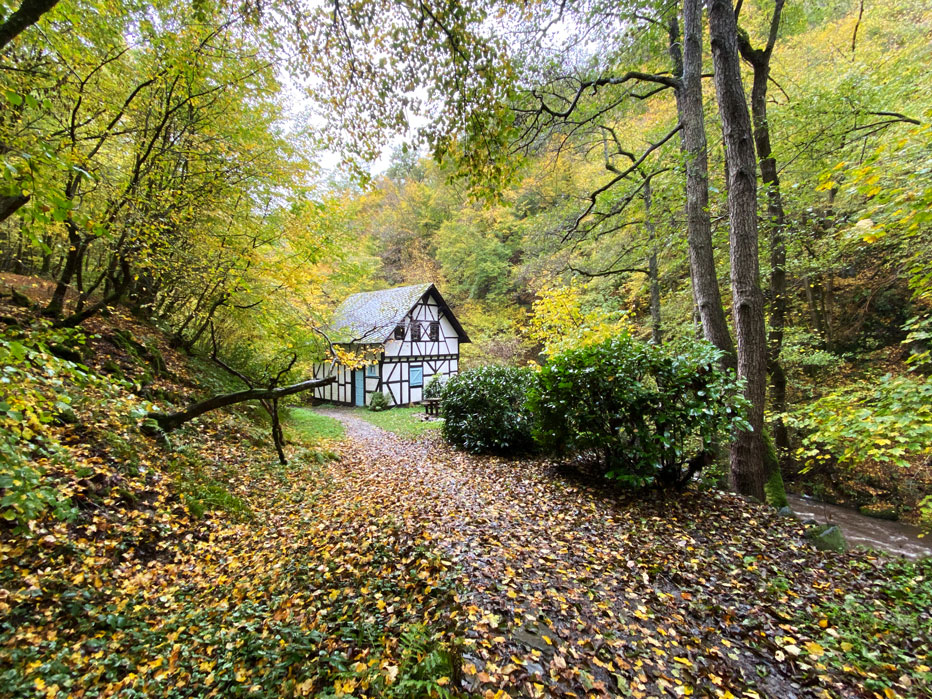 Die Heyweiler Bauernmühle in der Baybachklamm © Svenja Walter