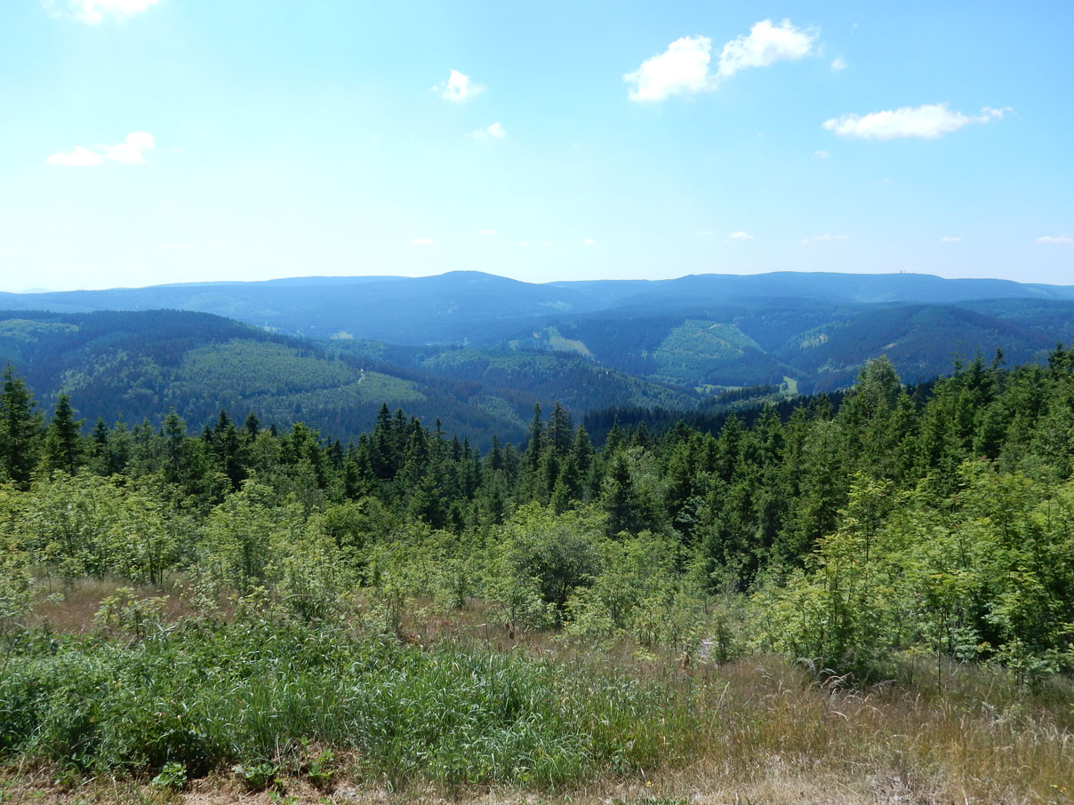 Fernblick zum Hohen Thüringer Wald © Alle Fotos, wenn nicht anders gekennzeichnet Dr. Konrad Lechner