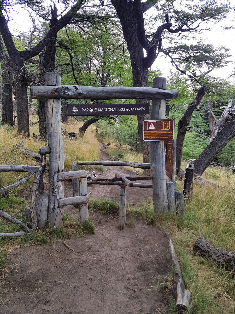 Eintritt in den Parque Nacional los Glaciares © Gudrun Doß