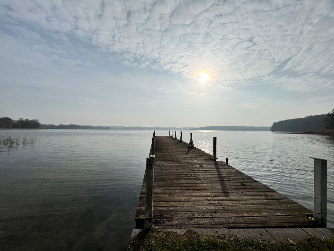 Weit auf den Großen Labenzer See hinaus