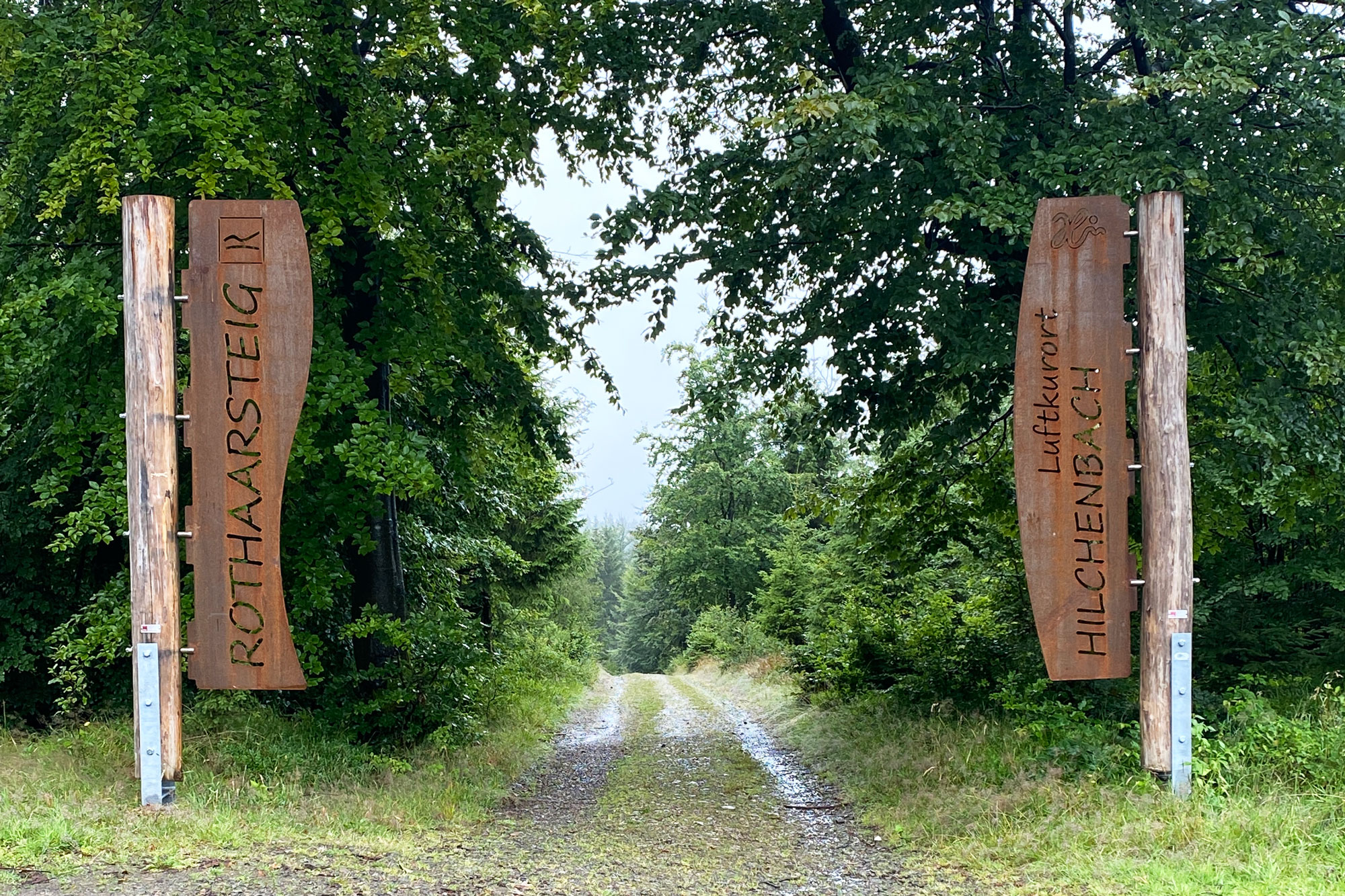 Salontür auf dem Rothaarsteig