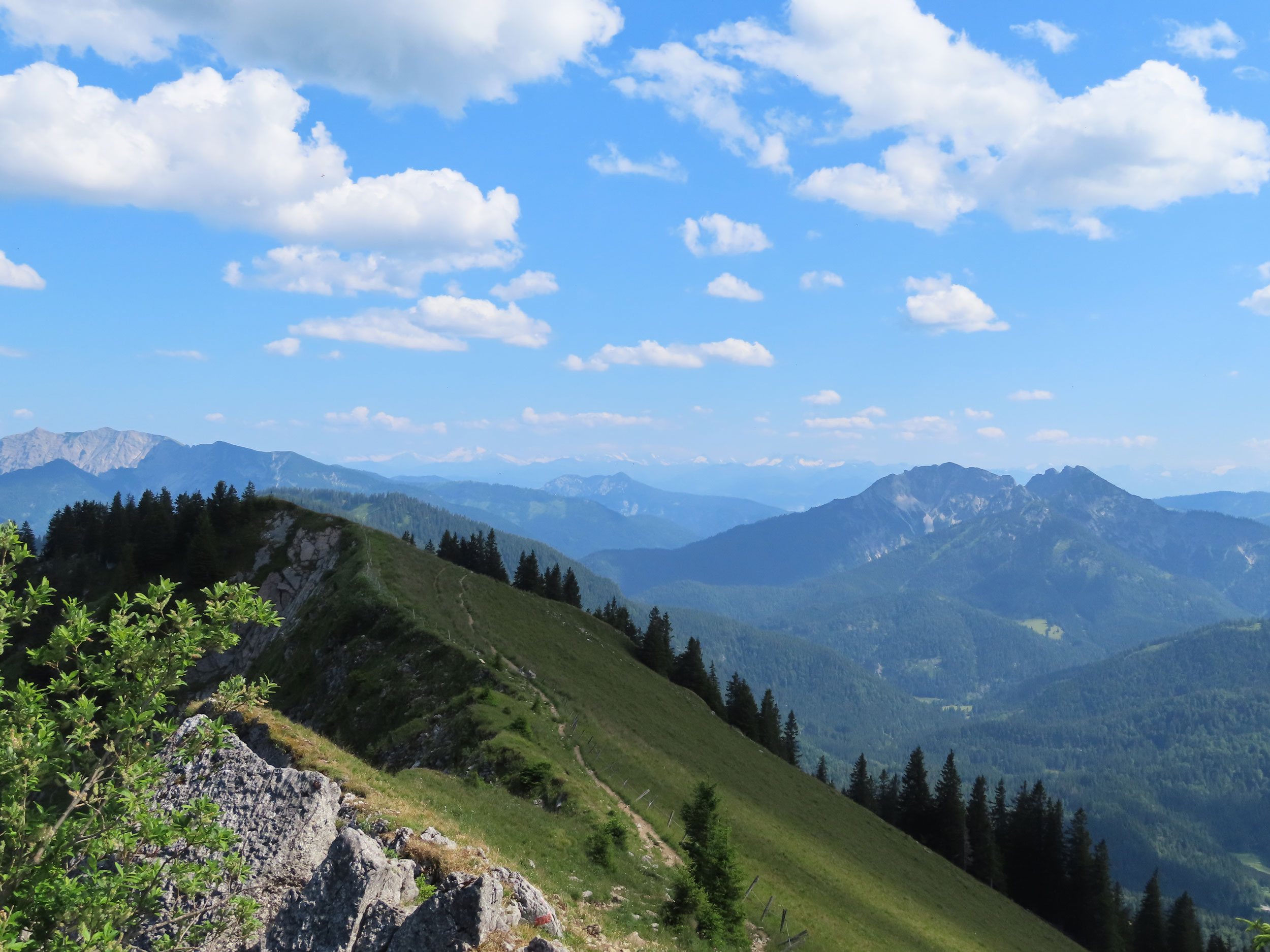 Blick nach Süden vom Bodenschneid © Thomas Müller