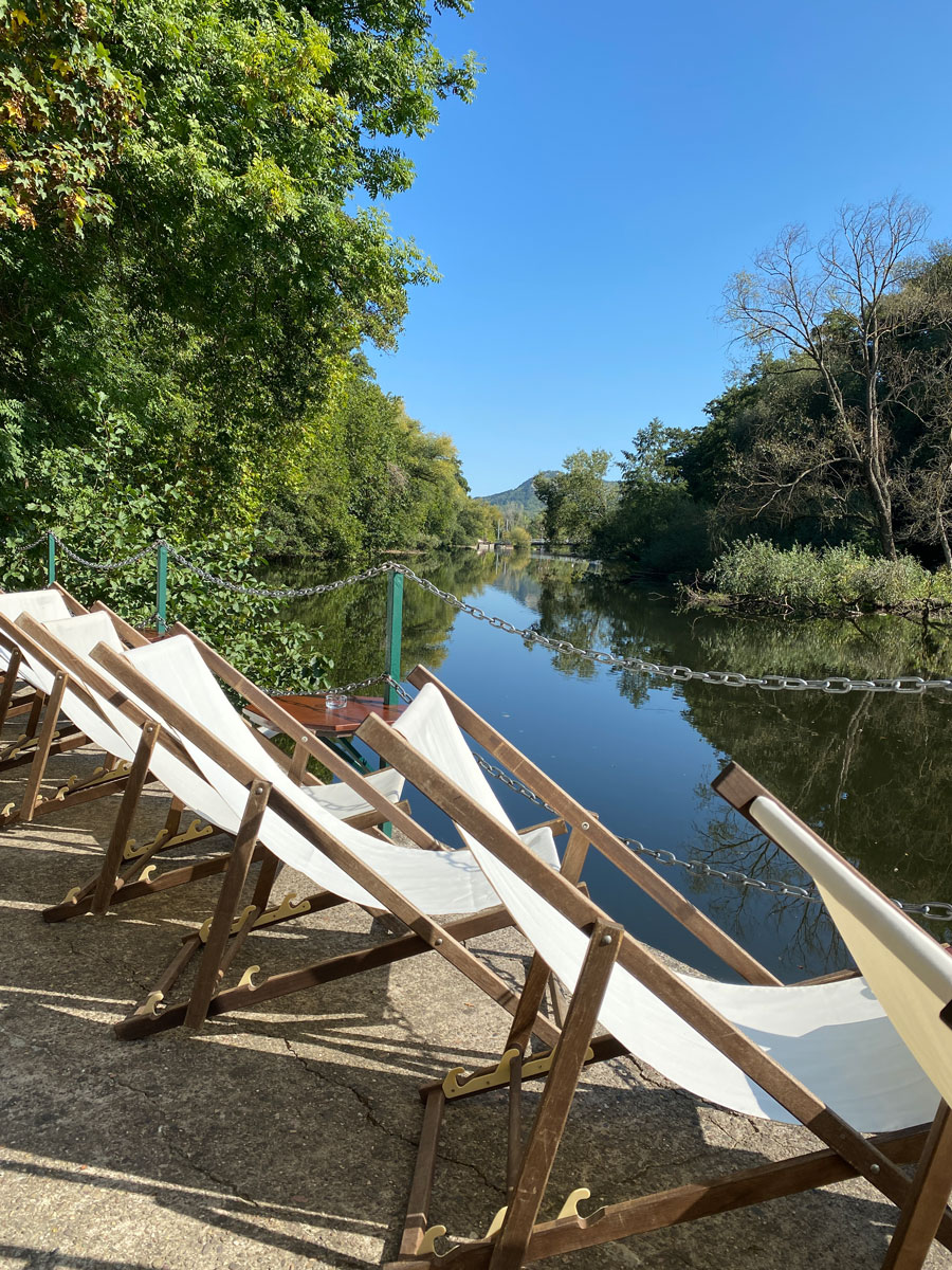 Ruhe und Genuss im Paradies in Jena.
