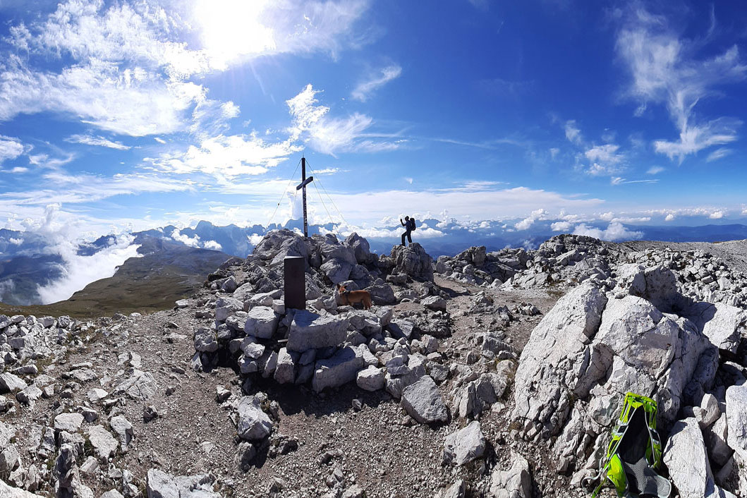 Gipfelpanorama auf dem Schlern