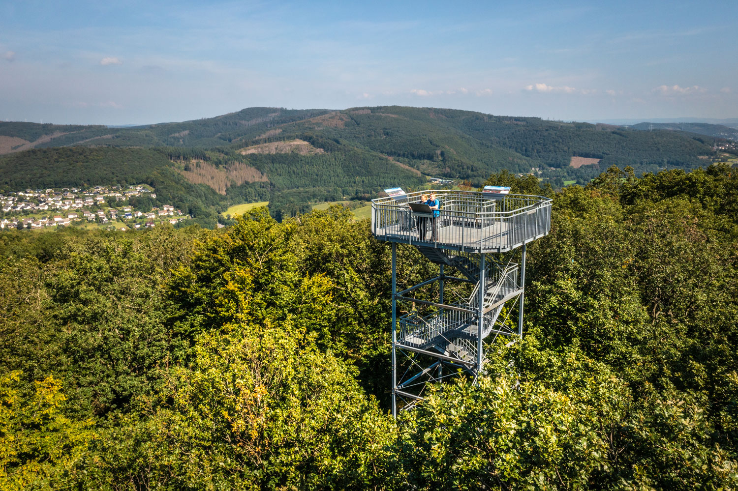 Die Aussicht genießen vom Ottoturm © Dominik Ketz