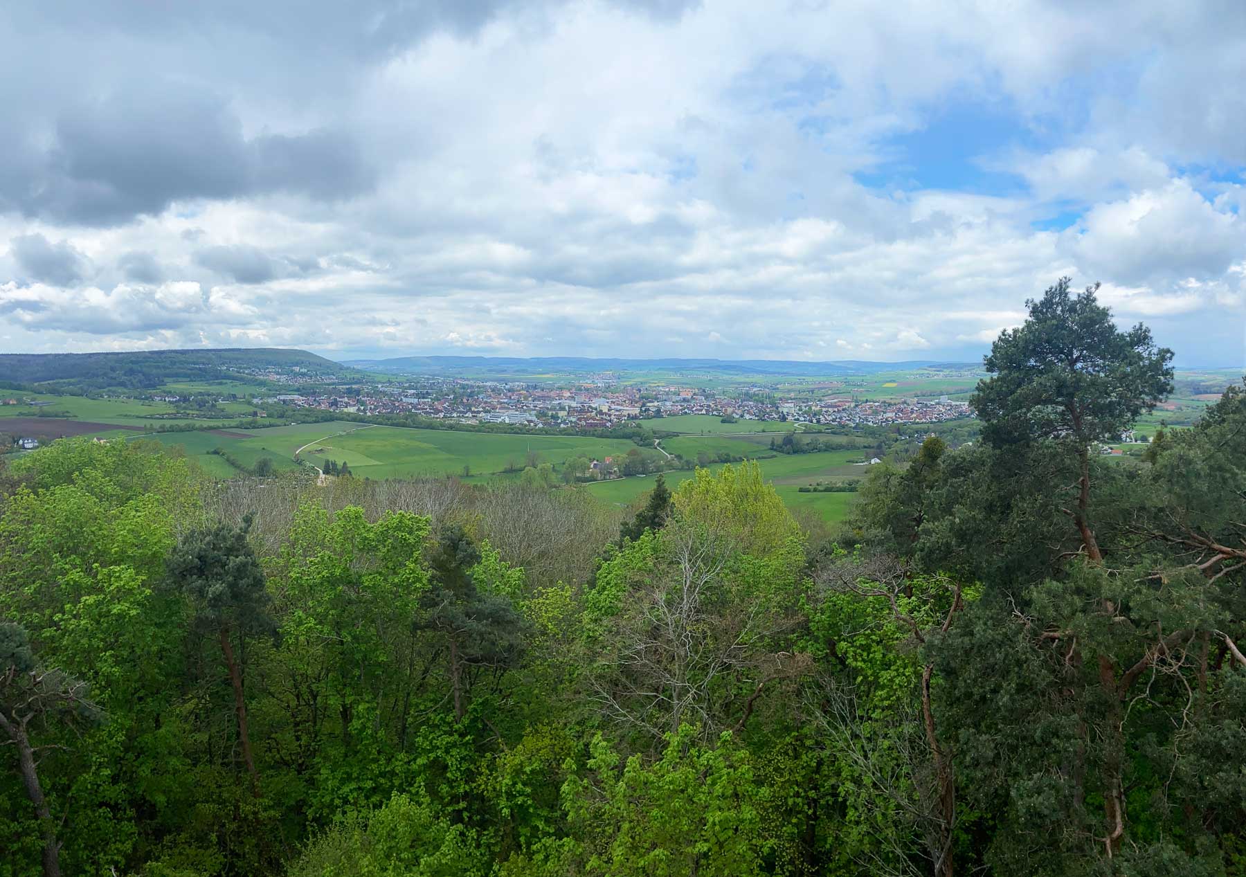 Panoramablick vom Bismarckturm