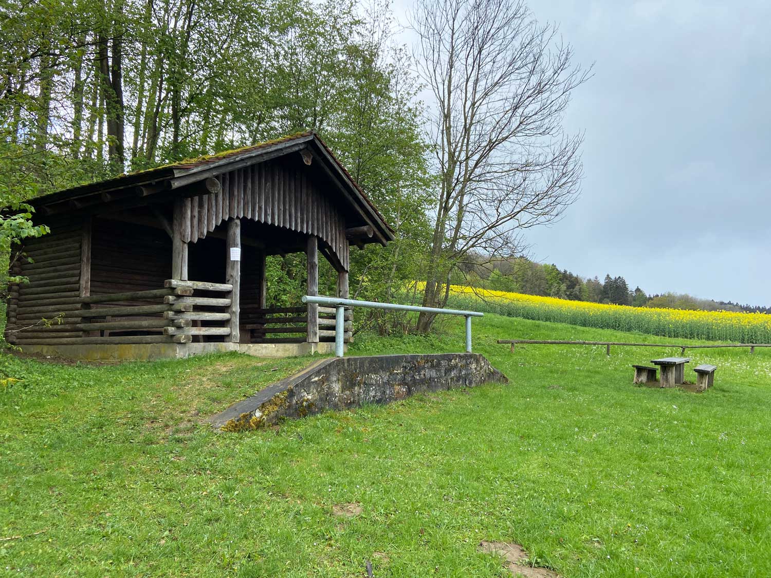 Rastplatz an der Steinernen Rinne