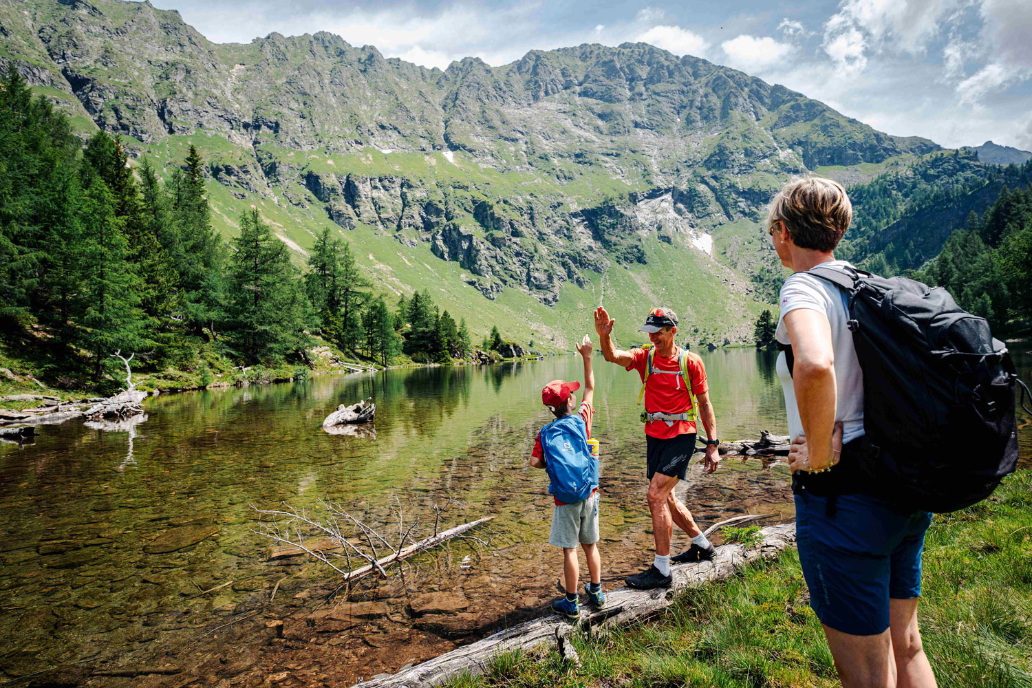 Wanderspaß für alle, wie hier am Landschitzsee © roastmedia