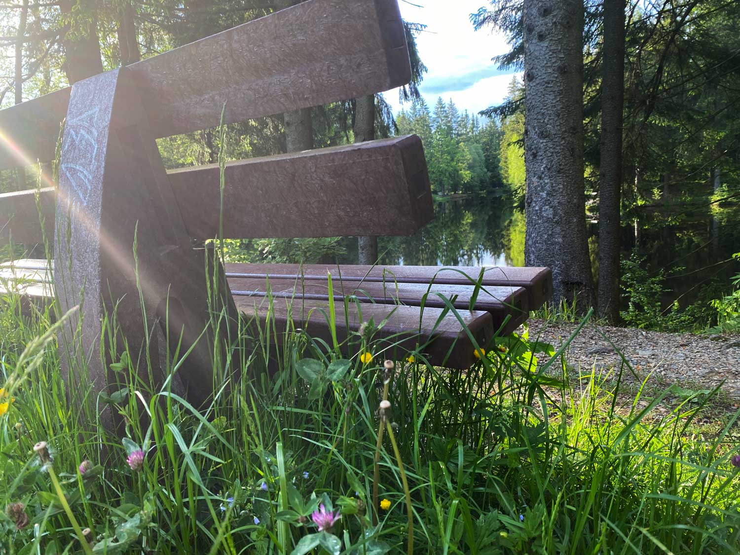 Idyllische Pausenplätze