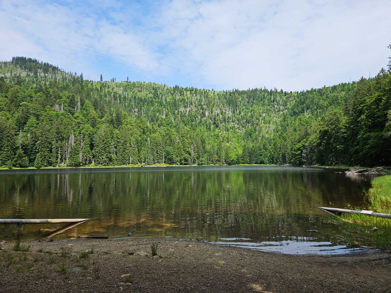 Verschnaufpause am Rachelsee