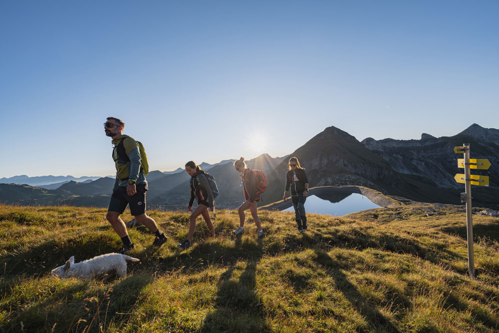 Wanderung in den Bergen