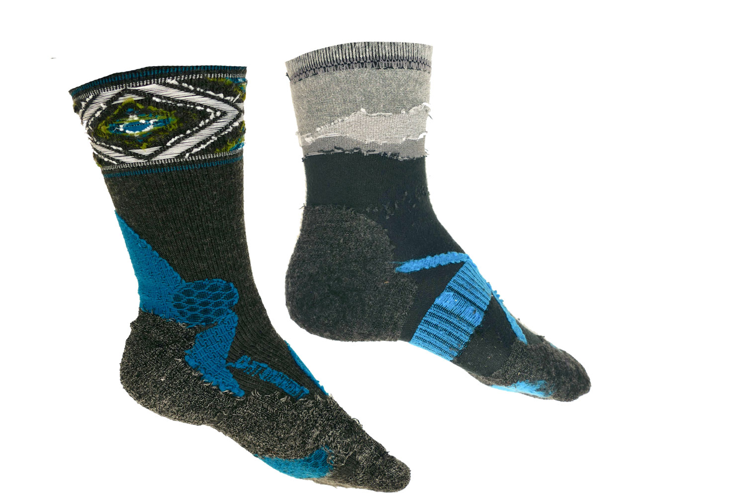 Wandersocken auf links