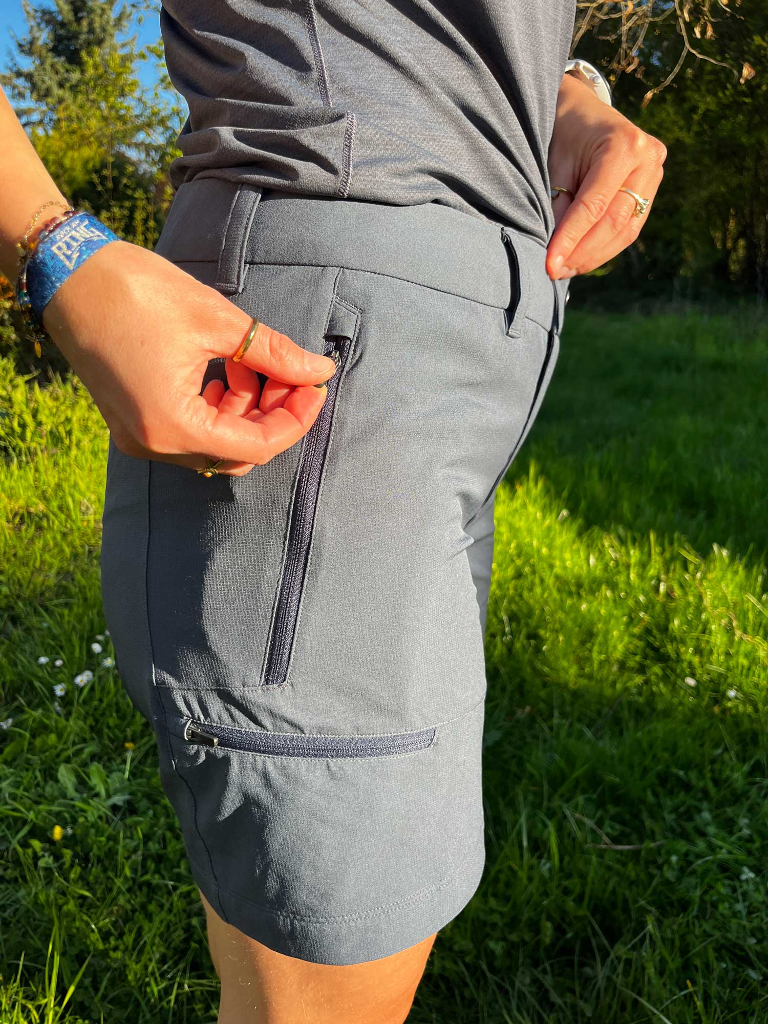 Details der Sommershorts